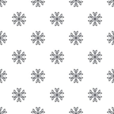 Kış Kusursuz Desensiz Arkaplan, Vektör illüstrasyonu