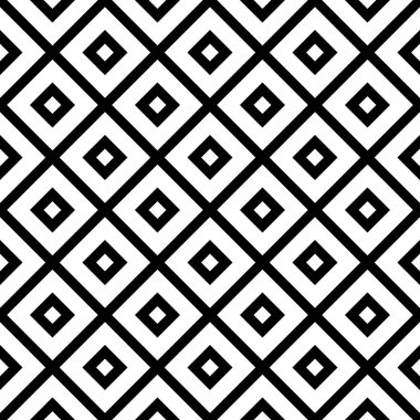 Kusursuz geometrik desen. Vektör çizimi. siyah ve beyaz arkaplan  