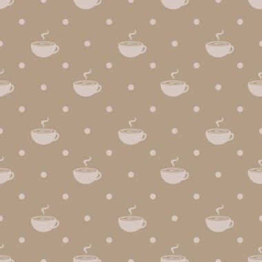 Kusursuz Kahve Örnekleri Arkaplanı, Vektör İllüzyonu