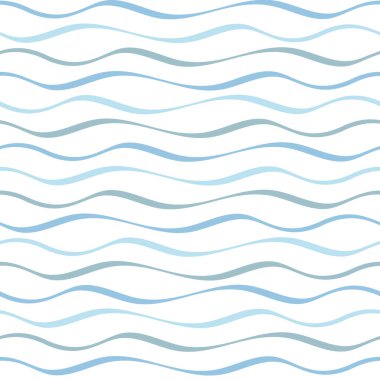 Sorunsuz soyut mavi dalgalar desen