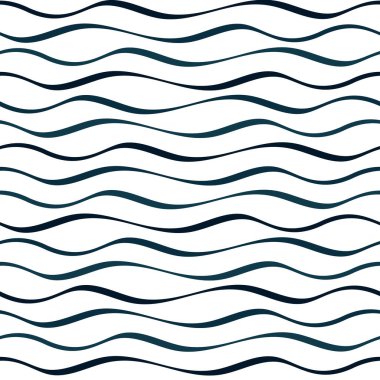 Sorunsuz soyut mavi dalgalar desen