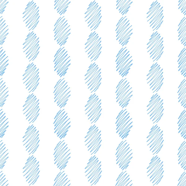手描き図形スクリブルシームレスパターン背景 ベクトルイラスト — ストックベクタ