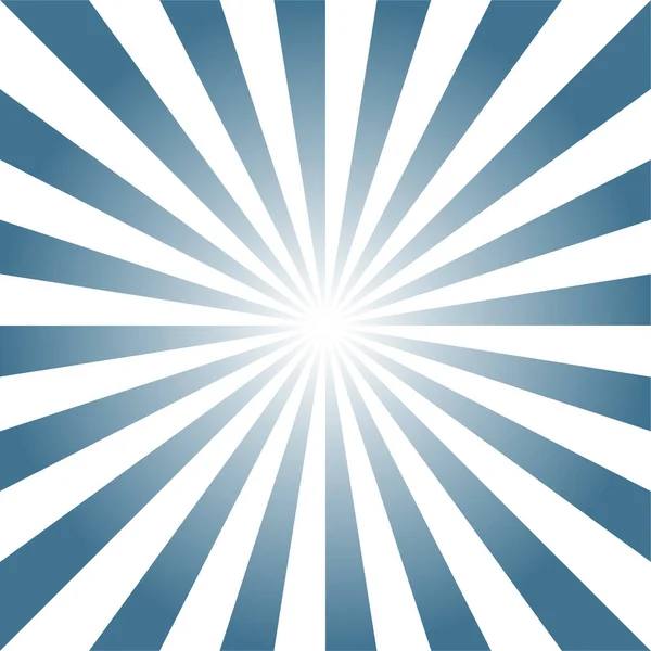 Sunburst Ιστορικό Blue Sunrise Vector Εικονογράφηση — Διανυσματικό Αρχείο