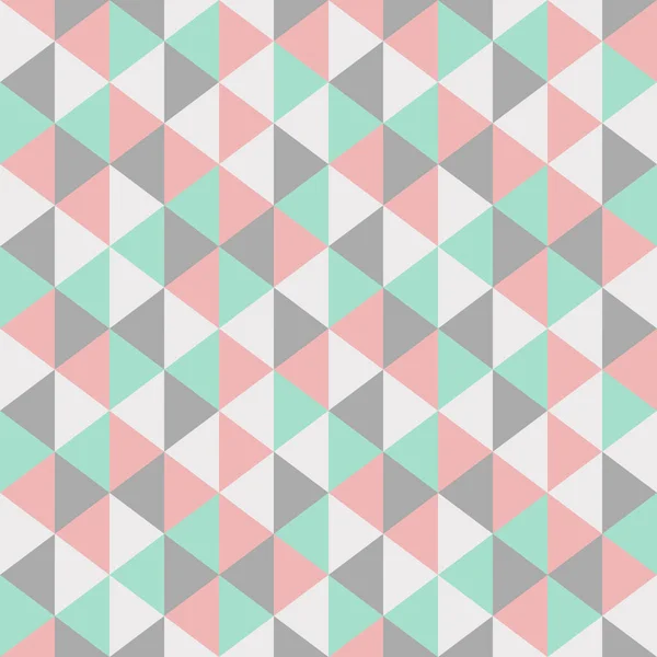Bunte Dreieck Nahtlose Vektor Muster Hintergrund — Stockvektor