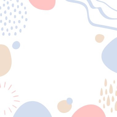 Soyut Çerçeve Düzeni, Vektör illüstrasyon Arkaplanı, Modern Sanat Grafikleri, Posterler, Afişler, Metin İçin Yer Broşürleri.