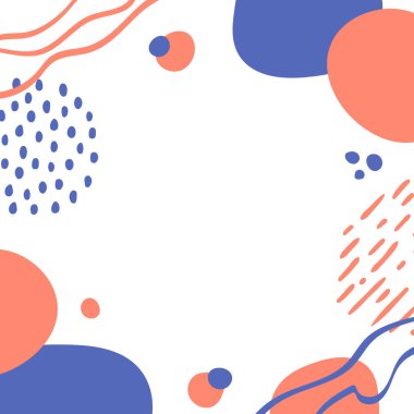 Soyut Çerçeve Düzeni, Vektör illüstrasyon Arkaplanı, Modern Sanat Grafikleri, Posterler, Afişler, Metin İçin Yer Broşürleri.