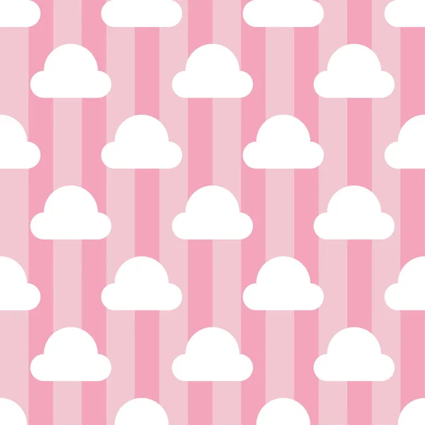 Cloud Seamless Pattern Ilustración Vectores — Vector de stock