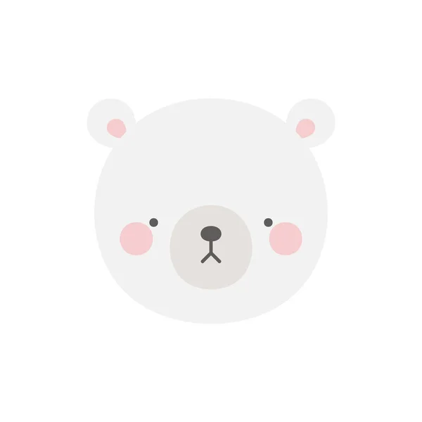 Λογότυπο Και Εικονίδιο Αρκουδάκι Πατάρι Ζωγραφισμένα Στο Χέρι Διανυσματική Απεικόνιση — Διανυσματικό Αρχείο