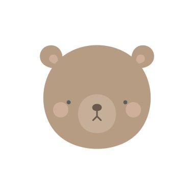 şirin çizgi film karakteri ikonu, vektör illüstrasyonu