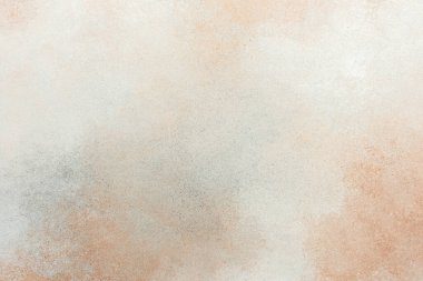 İnce bir dokusu olan soyut yumuşak bej ve gri arkaplan, kopyalama alanı ve zarif tasarım elemanları, üst görünüm ve kopyalama alanı için mükemmel