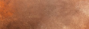 İnce bir dokusu olan soyut kırmızı paslı kahverengi arkaplan, kopyalama alanı ve zarif tasarım unsurları, üst görünüm ve kopyalama alanı, pankart eklemek için mükemmel