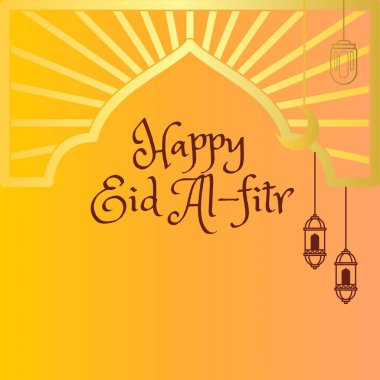 Islamic holidays. Islamic celebration day. Muslim