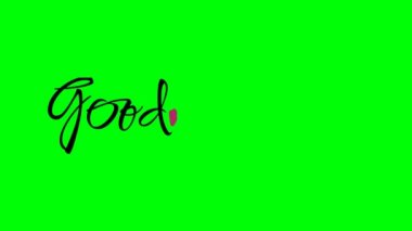 good morning animated text. intro good morning