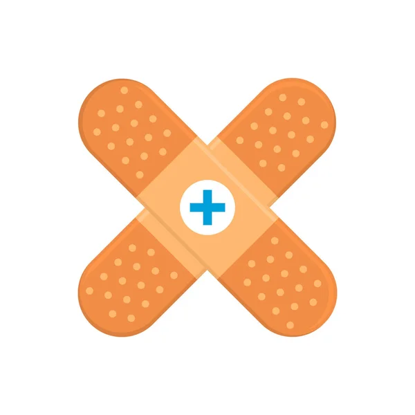 Bandage Επίπεδη Διανυσματική Απεικόνιση Επίπεδο Στυλ Σχεδιασμού — Διανυσματικό Αρχείο