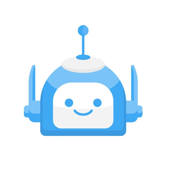Робот Керівник Аватар Векторний Дизайн Мультфільм Робот Голова Іконка Дизайн — стоковий вектор