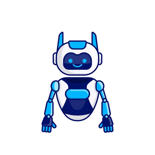 Robot Χαρακτήρα Θέτουν Διανυσματικό Σχεδιασμό Απεικόνισης Χαριτωμένο Σχέδιο Εικονογράφησης Ρομπότ — Διανυσματικό Αρχείο