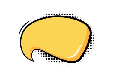 Pop sanat tarzında boş komik konuşma baloncukları