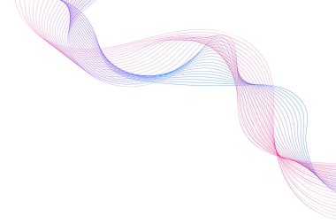 Soyut akış dalga çizgileri arka plan. Fütürist teknoloji ve bilim temalı arka plan