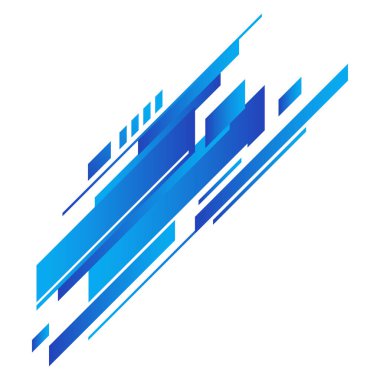 Geometrik şekilli teknoloji elementi arka planı. Soyut geometrik eğimli şekil deseni