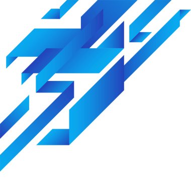 Geometrik şekilli teknoloji elementi arka planı. Soyut geometrik eğimli şekil deseni