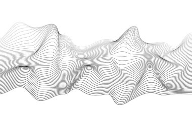 Soyut dalga çizgisi arkaplanı. Soyut kablo çerçeve arkaplanı