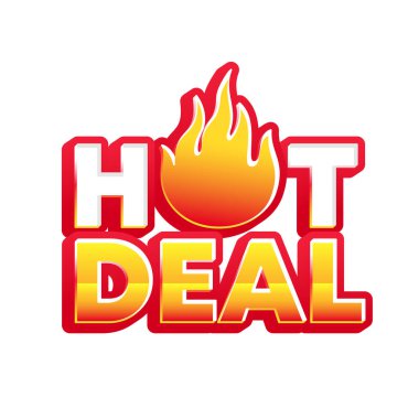 Sıcak anlaşma imzası etiketi vektör grafik ögesi yakılıyor