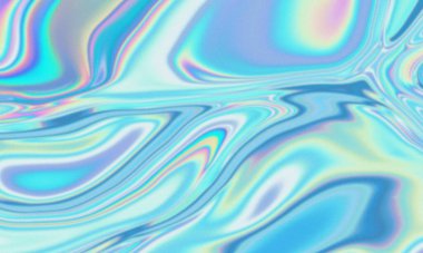 Wave holographic grainy texture background