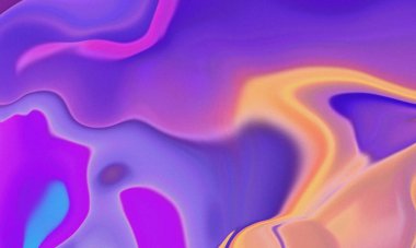Holographic liquid grainy background illustration