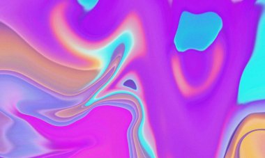 Holographic liquid grainy background illustration