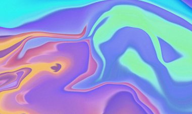 Holographic liquid grainy background illustration