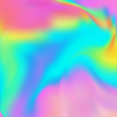 Hologram texture Wave Design Colorful Gradient Background