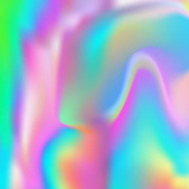 Hologram texture Wave Design Colorful Gradient Background