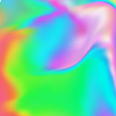 Hologram texture Wave Design Colorful Gradient Background