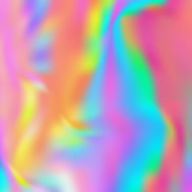 Hologram texture Wave Design Colorful Gradient Background