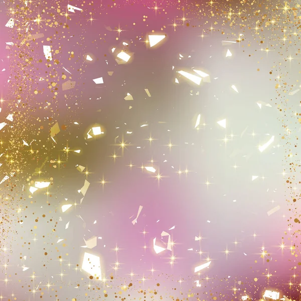 abstract background with gold sparkle and gradient color