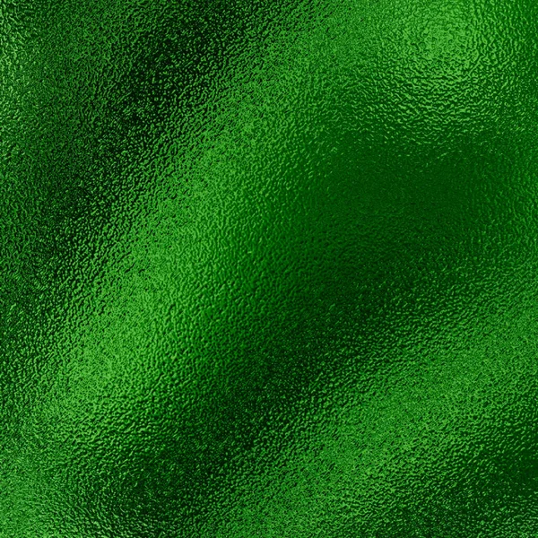 Metallic green foil texture background