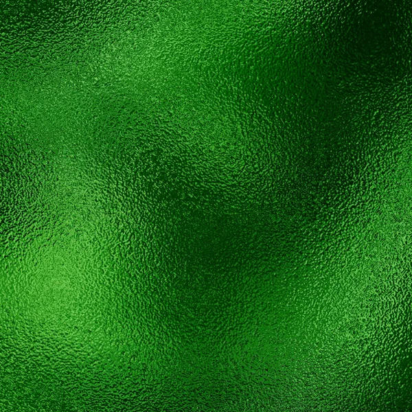 Metallic green foil texture background