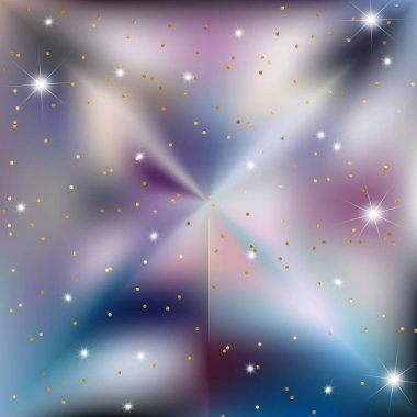 Yıldızlı ve noktalı soyut arkaplan