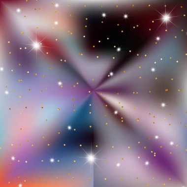 Yıldızlı ve noktalı soyut arkaplan