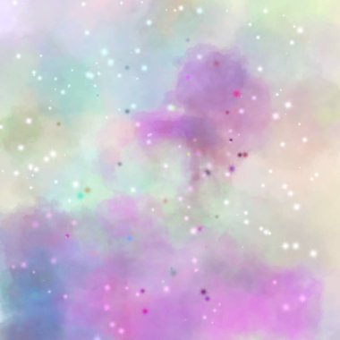abstract background with glowing glitter , watercolor texture