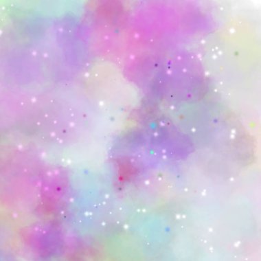 abstract background with glowing glitter , watercolor texture
