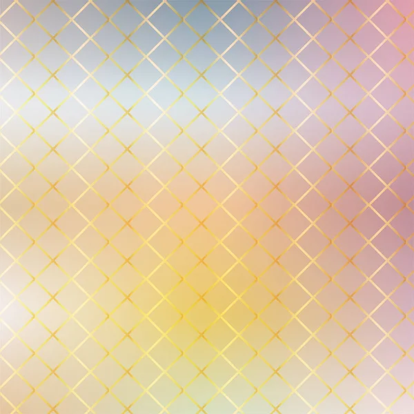 Abstracte Geometrische Achtergrond Met Gouden Vierkanten — Stockfoto