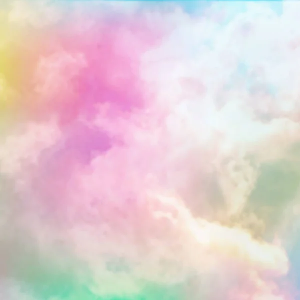 Astratto Nuvole Colorate Nel Cielo — Foto Stock