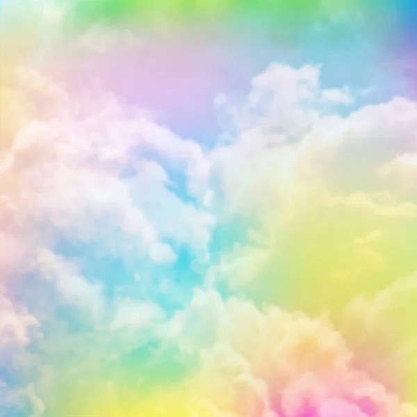 Gökyüzündeki Soyut Renkli Bulutlar — Stok fotoğraf