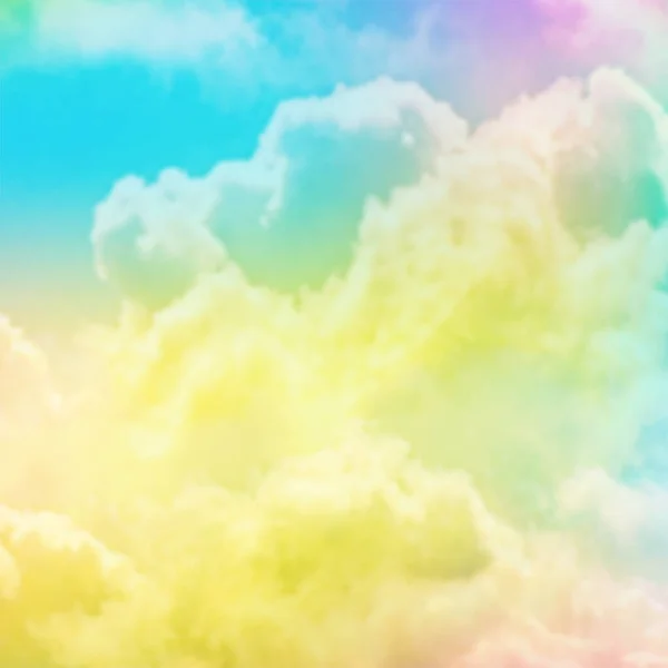Abstrakte Bunte Wolken Himmel — Stockfoto