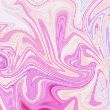 Yağlı boya çizgileri ve mermer rengi olan sıvı soyut arkaplan