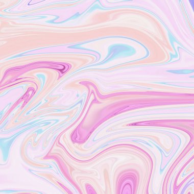 Yağlı boya çizgileri ve mermer rengi olan sıvı soyut arkaplan