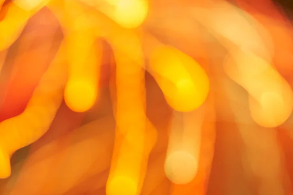 Оранжевый Желтый Фон Струящийся Дизайн Движущимися Теплыми Огнями Падающими Мутной — стоковое фото