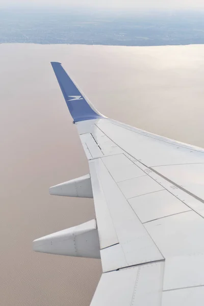 Buenos Aires Argentine Novembre 2022 Vue Depuis Fenêtre Boeing 737 — Photo