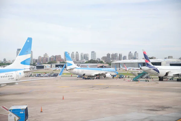 Buenos Aires Argentina Novembre 2022 Aerolineas Argentinas Austral Latam Nell — Foto Stock